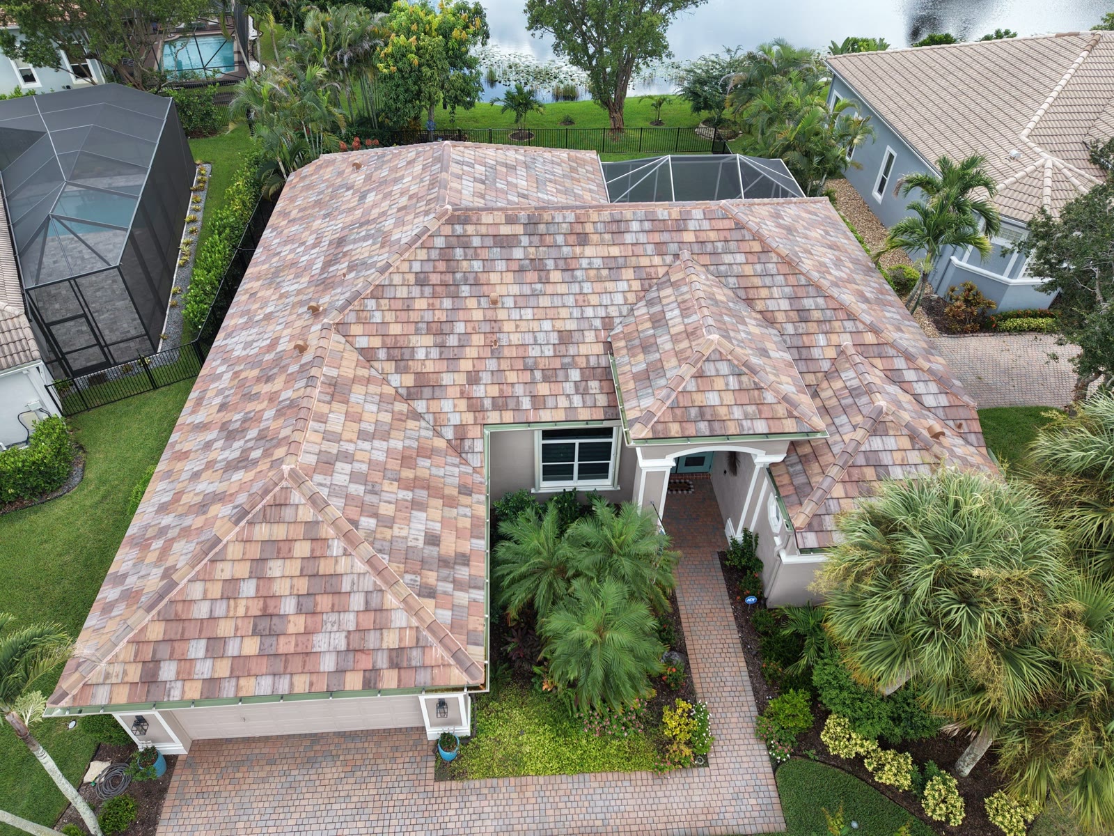 Completed roofing project in Stuart, Florida