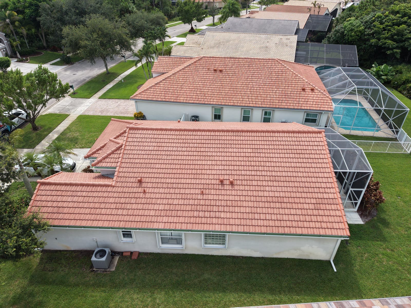 Completed roofing project in Stuart, Florida